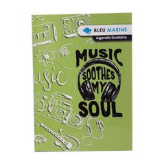 Agenda scolaire format 12.5 x 17 BLEU MARINE Réf : 5007985