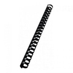 Paquet de 100 reliures spirale en plastique 14mm Noir M.OFFICE Réf : 20535