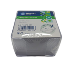Bloc cube de 500 feuilles ft 76x76 cm Blanc BOOST OFFICE Réf : PNB-76-500