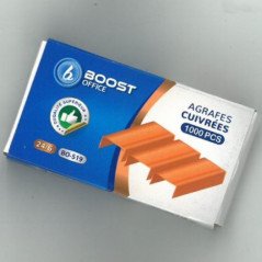 BOITE AGRAFES 24/6 DORES BOOST OFFICE