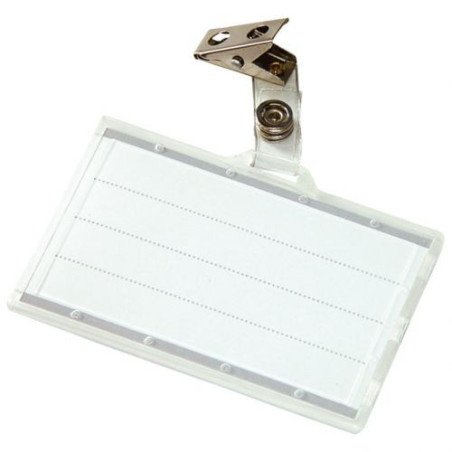 Porte badge en plastique avec clips DONAN Réf : 834600IPL-00