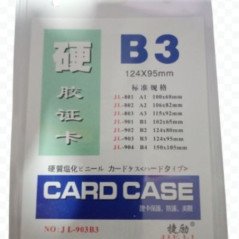 Porte badge en plastique 124x95mm B3