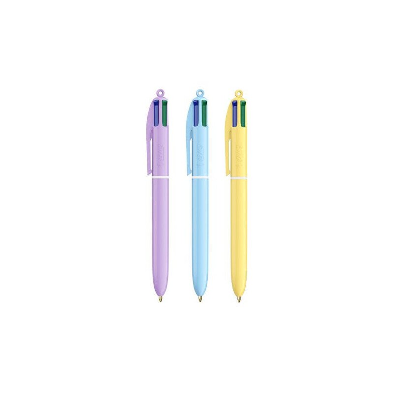 Stylo 4 couleurs BIC Pastel