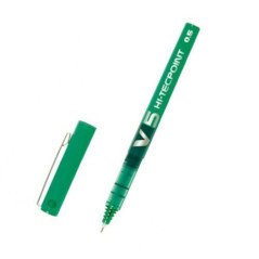 Stylo à encre liquide V5 hi-tecpoint 0.5 Vert PILOT Réf : 085710