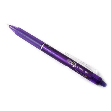 Stylo effaçable frixion ball clicker  0,7 Violet PILOT Réf : 417535