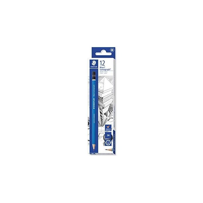 Boite de 12 Crayons Graphites 2H STAEDTLER