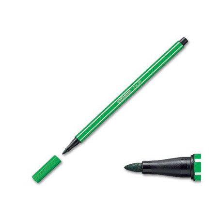 Stylo feutre pen 68 1mm Vert STABILO Réf : 68/36