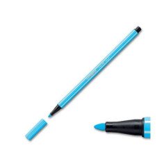 Stylo feutre pen 68 1mm Bleu Azur STABILO Réf : 68/57