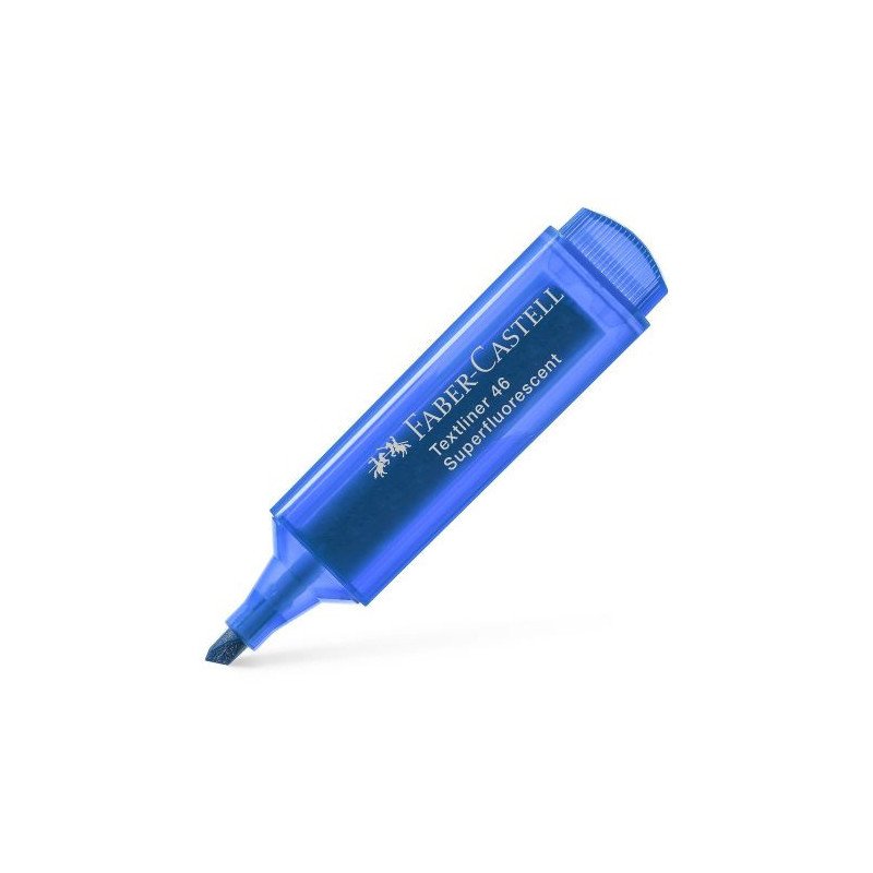 Fluorescent  textliner 46 Bleu FABER CASTELL Réf : 154652