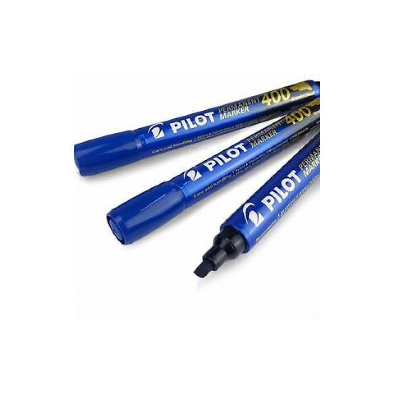 Marqueur permanent  400 Plat Bleu PILOT Réf : SCA-400-L