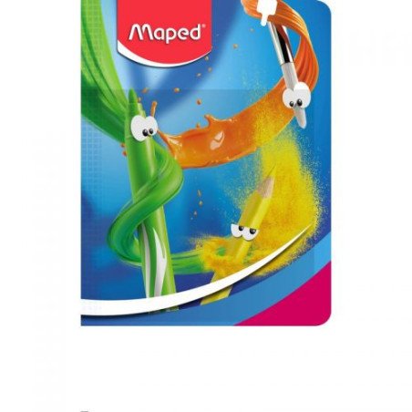 Cahier piqué T.P 96P grands carreaux  72G  petit format A5 MAPED