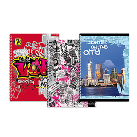 Cahier piqué 200P grands carreaux 60G  A4 ALICE