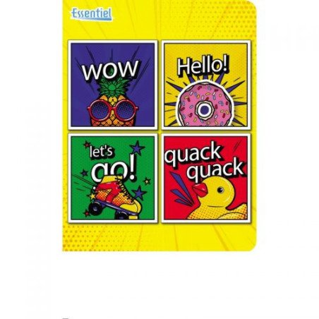 Cahier piqué T.P 96P grands carreaux  60g grand format A4 ESSENTIEL