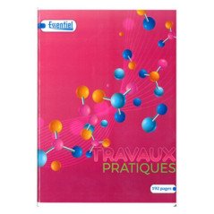 Cahier piqué TP 192P grands carreaux  60G grand format A4 ESSENTIEL Réf : 81021