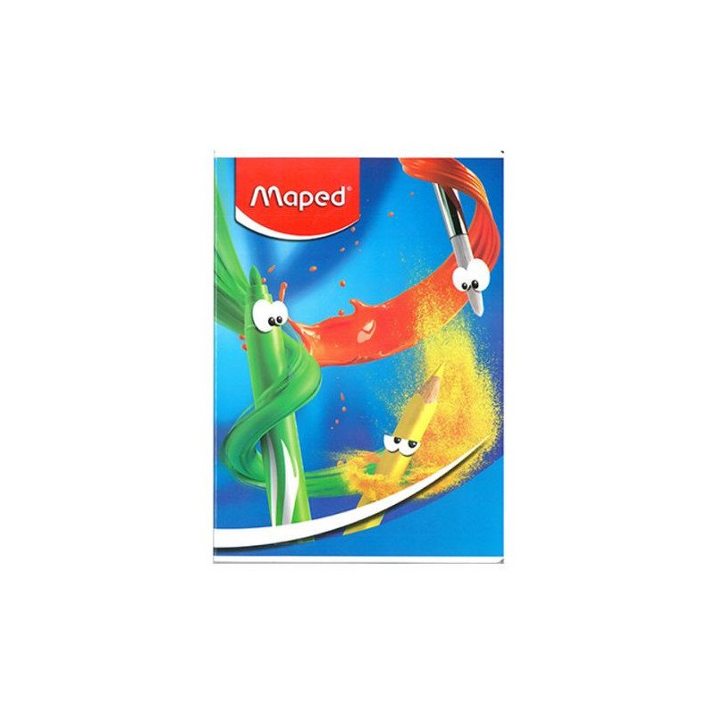 Cahier piqué T.P 96P grands carreaux 72G grand format A4 MAPED