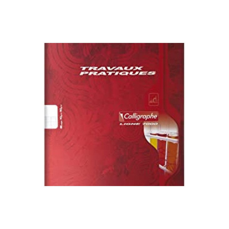 Cahier piqué TP 96P grands carreaux 70/90G grand format 24x32 CALLIGRAPHE Réf : 3266