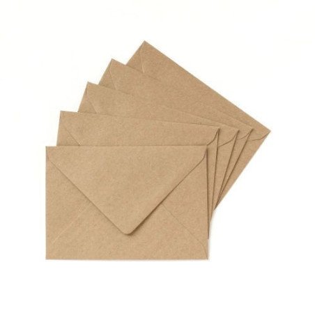 Paquet de 50 Enveloppes kraft 90G format 120x180