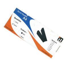 Paquet de 50 Serres feuilles Noir 7mm M.OFFICE Réf : 70072